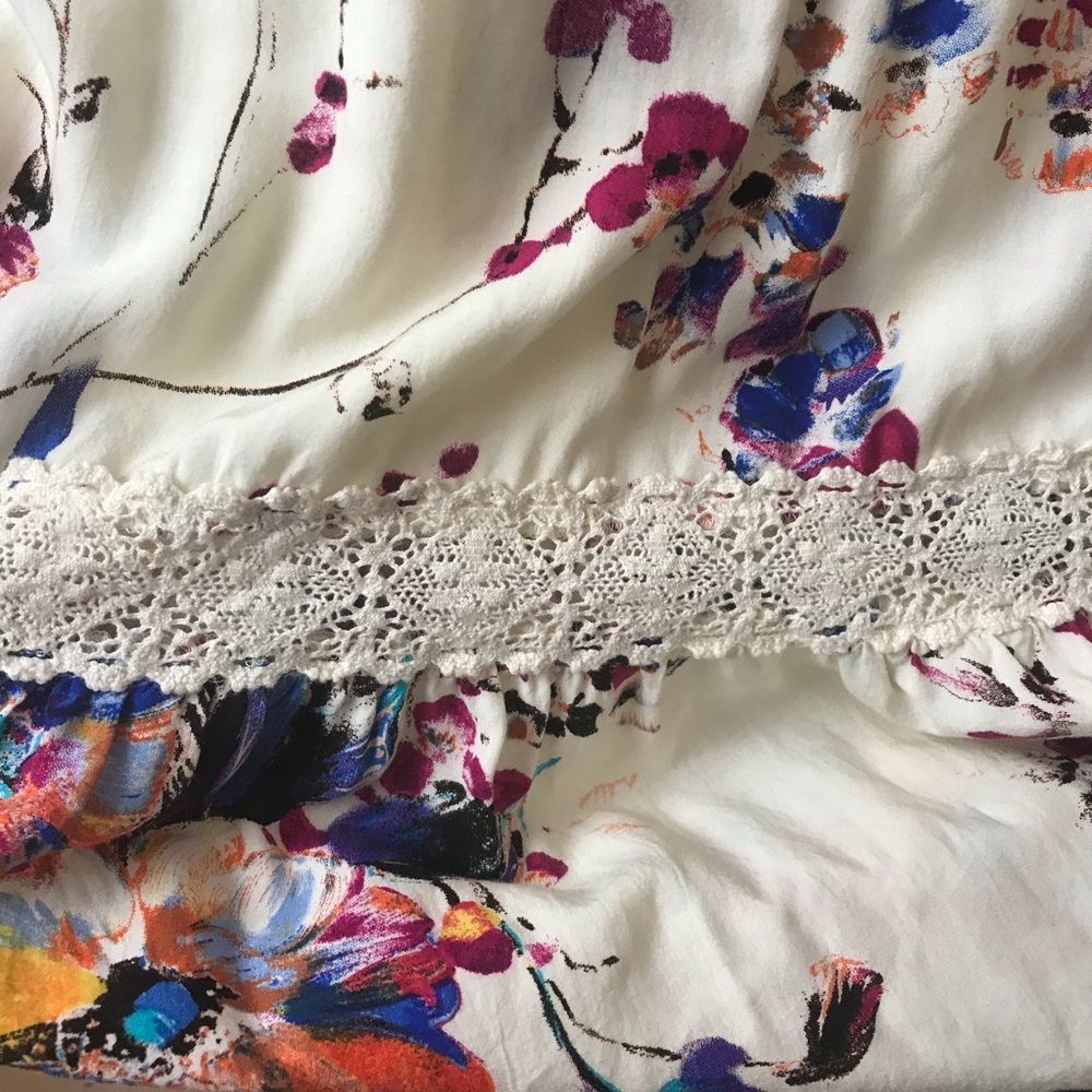 Umgee floral off the shoulder boho maxi dress - Picture 7 of 7